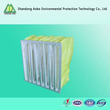 Synthethtic fiber pocket f8 air filter for hvac